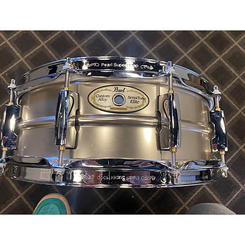 Pearl 5X14 Sensitone Elite Snare Drum Silver 8