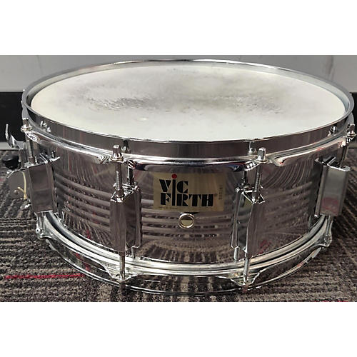 Vic Firth 5X14 Snare Drum Drum Chrome Silver 8