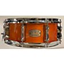 Used Yamaha 5X14 Stage Custom Snare Drum Orange 8