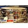 Used Ludwig 5X14 Supraphonic Snare Drum Chrome Silver 8