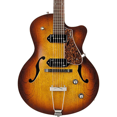 Godin 5th Avenue CW Kingpin II Archtop Electric Guitar Condition 1 - Mint Cognac Burst