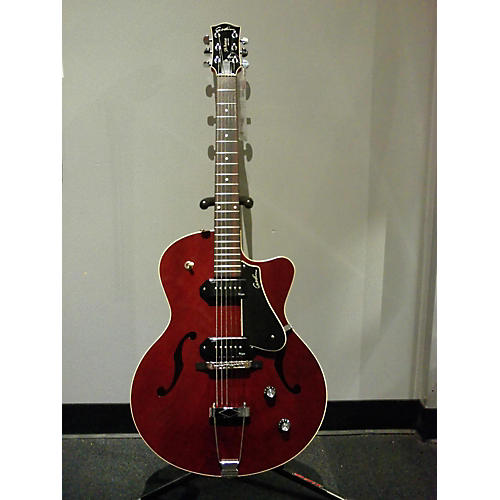 Godin 5th Avenue Kingpin II Hollow Body Electric Guitar Trans Burgandy