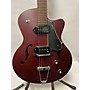 Used Godin 5th Avenue Kingpin II Hollow Body Electric Guitar Burgundy