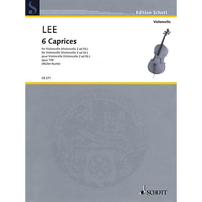 Schott 6 Caprices, Op. 109 (Cello (Cello 2 ad lib.)) String Series