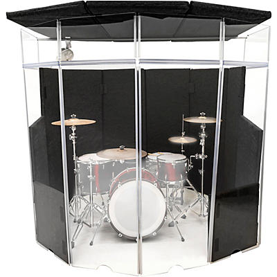 Control Acoustics 6 Foot Acrylic Isolation Booth and Sound Dampening System