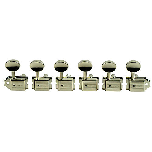 Kluson 6 In-Line Vintage Tuning Machines Nickel