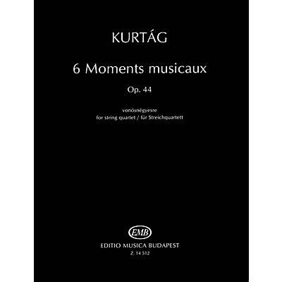 Editio Musica Budapest 6 Moments musicaux, Op.44 (for String Quartet) EMB Series Composed by György Kurtág