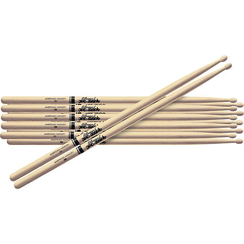 PROMARK 6-Pair American Hickory Drum Sticks Nylon 5A