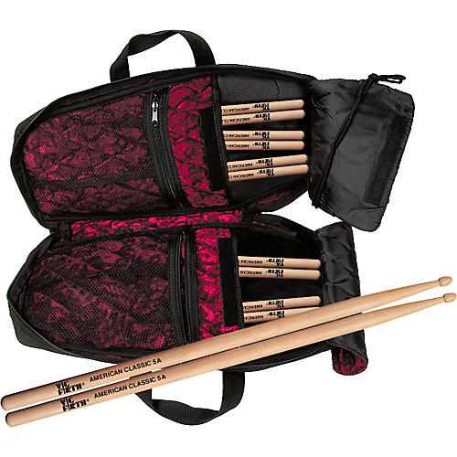 6-Pair Vic Firth 5A Drumsticks & Bodybag Stick Bag