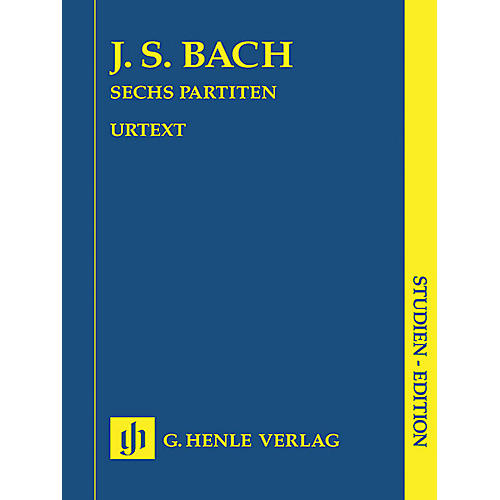 6 Partitas BWV 825-830 (Study Score) Henle Study Scores Series Softcover