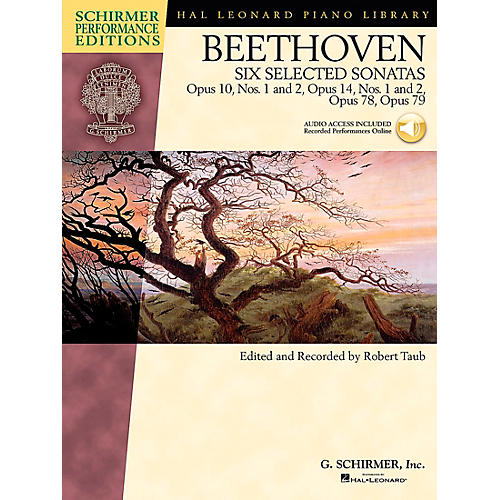 6 Selected Piano Sonatas Book/2CD's Op:10 No 1 & 2, Op:14 No 1 & 2, Op: 78, Op: 79 By Beethoven / Taub