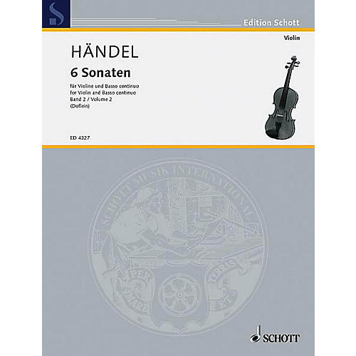 Schott Music 6 Sonatas - Vol. 2 Schott Series Composed by Georg Friedrich Händel