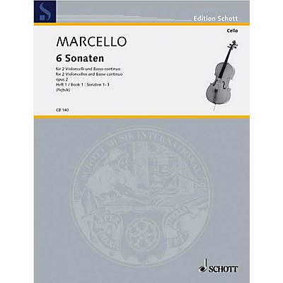 Schott 6 Sonatas Nos. 1-3 (2 Cellos and Basso Continuo) Schott Series