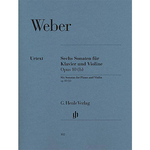 G. Henle Verlag 6 Sonatas for Piano and Violin Op. 10 (b) Henle Music Folios Series Softcover