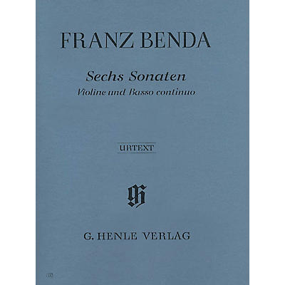 G. Henle Verlag 6 Sonatas for Violin and Basso Continuo Henle Music Folios Series Softcover