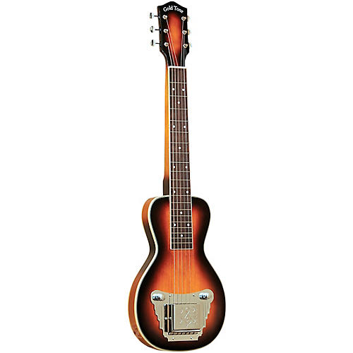 Gold Tone 6-String Solid Body Lap Steel For Left Hand Players Tobacco Sunburst
