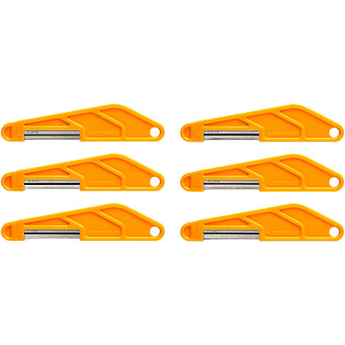 Music Nomad 6 pc. Electric Guitar Diamond Coated Nut File Set - Super Light Strings