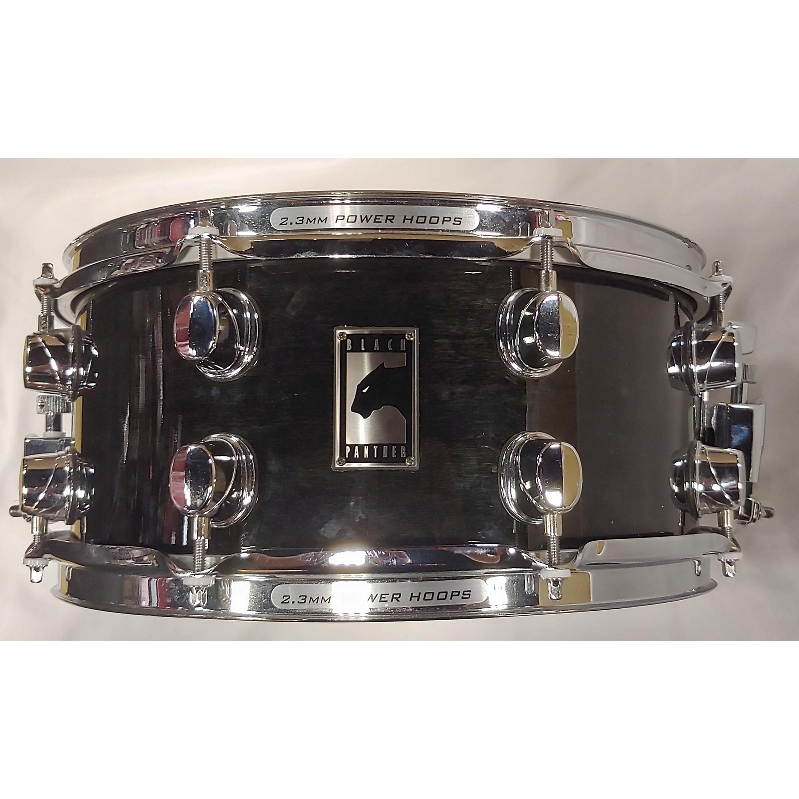 Used Mapex 6.5X13 Black Panther Maple Snare Drum Trans Black 14 ...