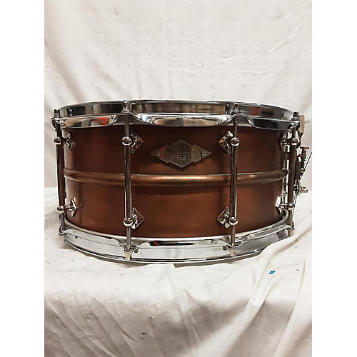 Craviotto 6.5X14 AK Masters Metal Drum Copper/Brass 15