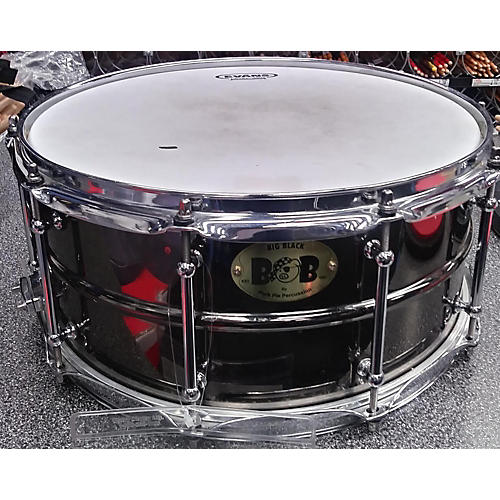 Pork Pie USA 6.5X14 BIG BLACK Drum Metallic Gray 15