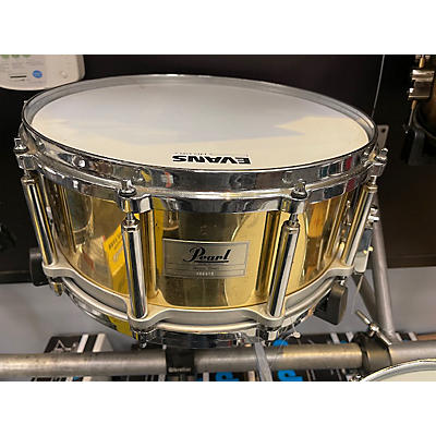 Pearl 6.5X14 Brass Snare Drum