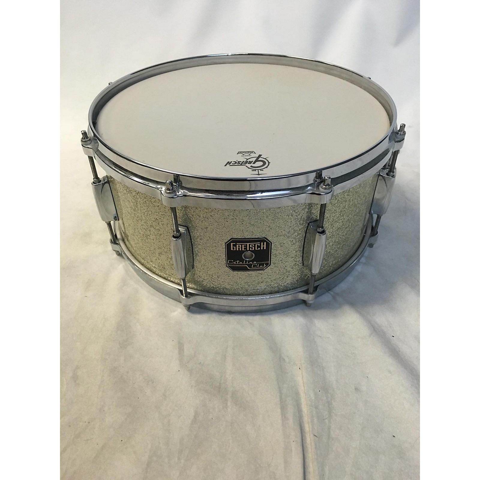 Used Gretsch Drums 6.5X14 Catalina Club Series Snare Drum Silver