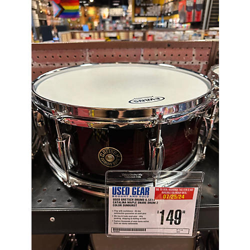 Gretsch Drums 6.5X14 Catalina Maple Snare Drum 2 Color Sunburst 15