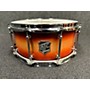 Used SJC Drums 6.5X14 Custom Snare Drum Salmon Burst 15