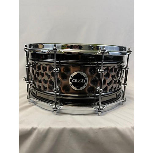 6.5X14 Hybrid Hand Hammered Steel Snare Drum