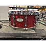 Used Pearl 6.5X14 Masters Maple Reserve Drum Cranberry Satin Swirl 15