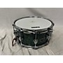 Used DW 6.5X14 Performance Series Snare Drum Green Sparkle 15