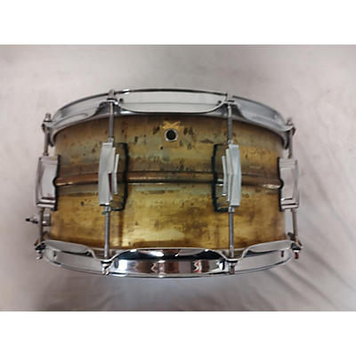 Ludwig 6.5X14 Raw Brass Drum