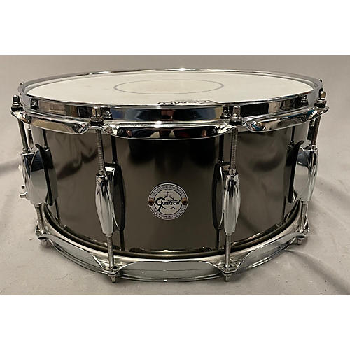 Gretsch Drums 6.5X14 Steel Snare Drum Black Nickel 15