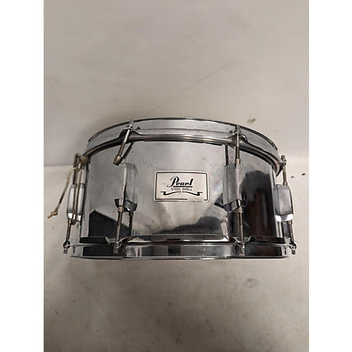 Pearl 6.5X14 Steel Snare Drum steel 15