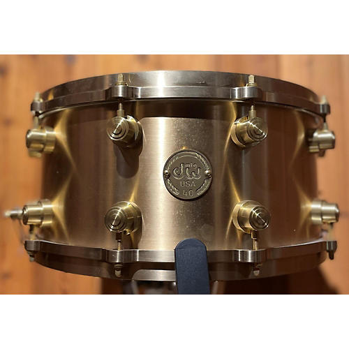 DW 6.5X14 True-Cast Bronze Snare Drum Bronze 15