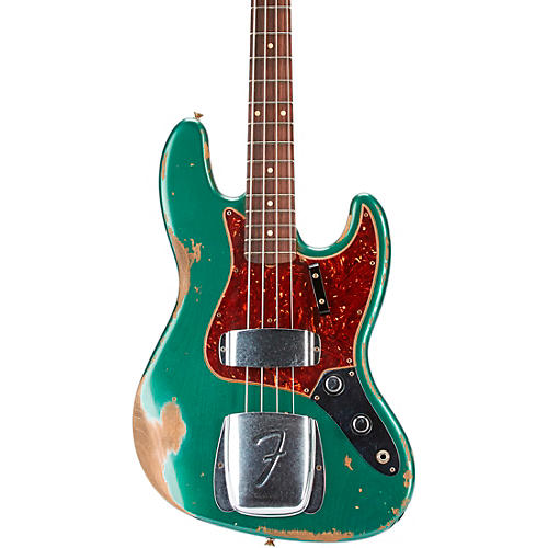Fender Custom Shop 60 Jazz Bass Heavy Relic Aged Sherwood Green Metallic
