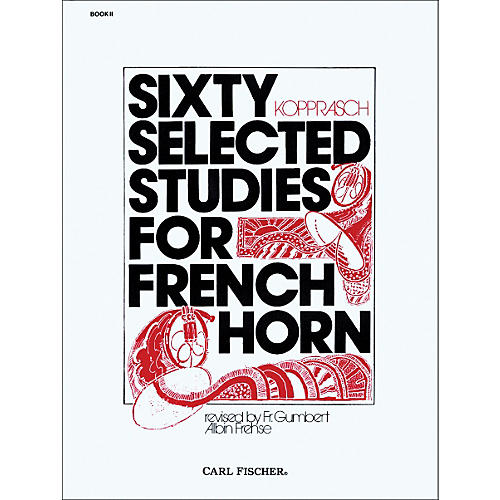 Carl Fischer 60 Selected Studies for French Horn Book 2