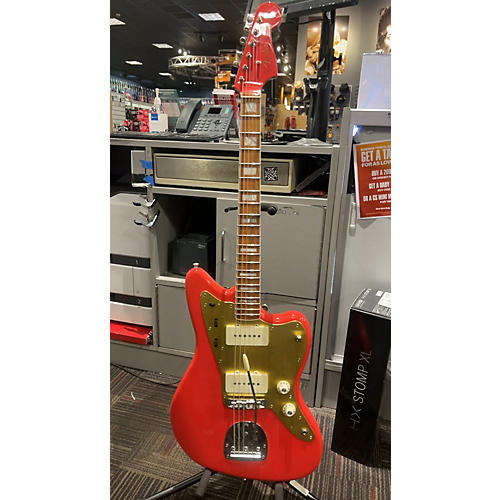 Fender 60th Anniversary Jazzmaster Solid Body Electric Guitar Fiesta Red