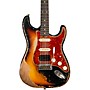 Fender Custom Shop 62 Color Over Color Stratocaster Heavy Relic Electric Guitar Master Built by Paul Waller Black over 3-Color Sunburst