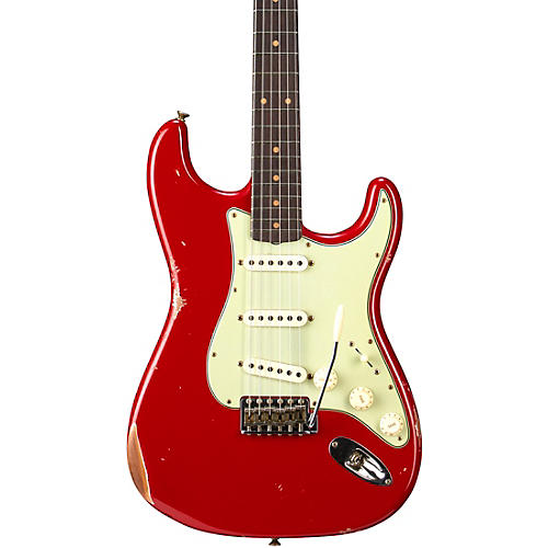 Fender Custom Shop 62 Stratocaster Relic Electric Guitar Aged Seminole Red