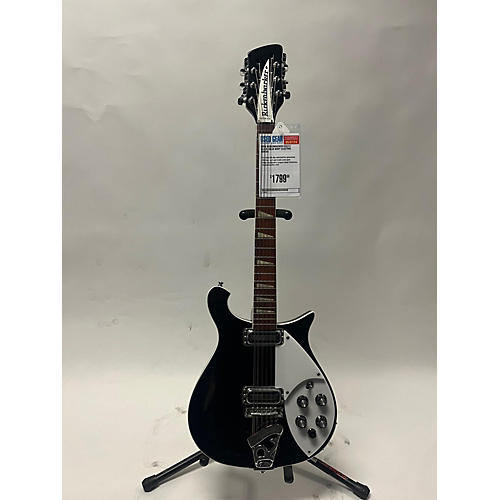 Rickenbacker 620/12 Solid Body Electric Guitar Black