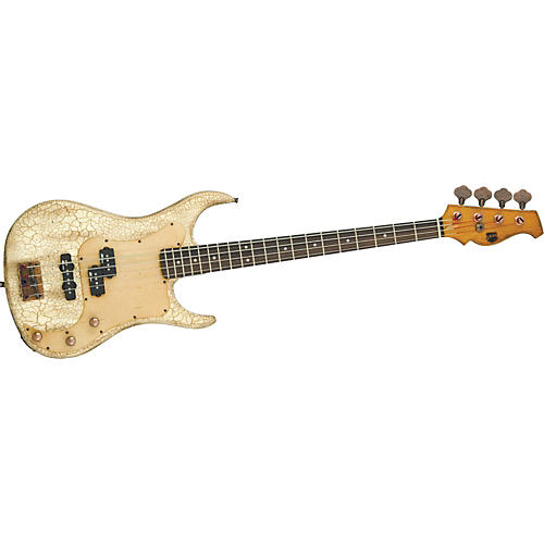 AXL Badwater APJ-820 Electric Bass Guitar Crackle Brown/White | Musician's  Friend