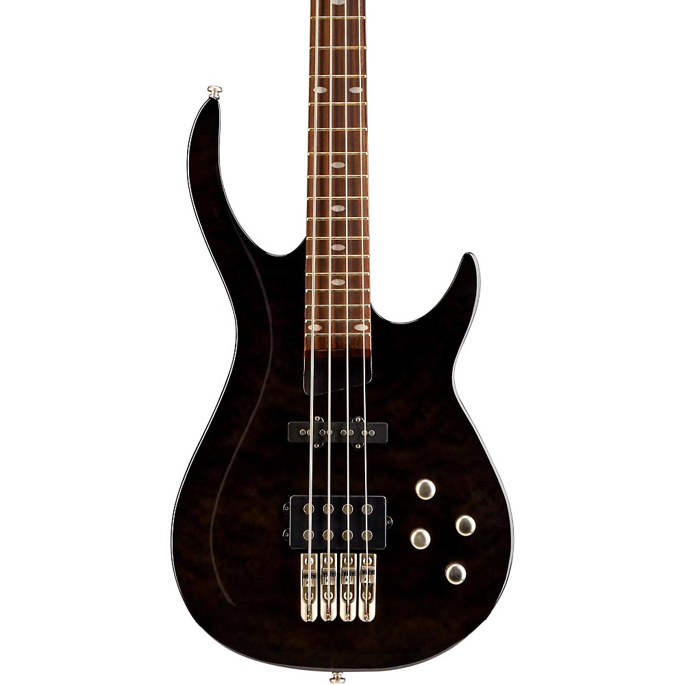 UPC 656238011754 product image for Rogue LX400 Series III Pro Electric Bass Guitar Trans Black | upcitemdb.com