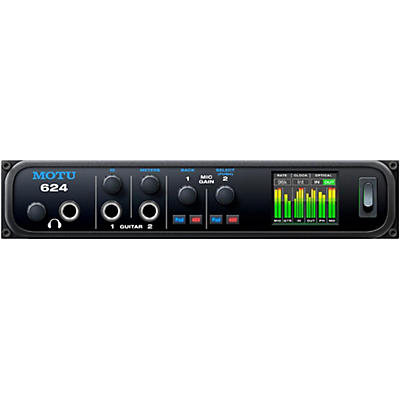 MOTU 624 Thunderbolt / USB3 / AVB Ethernet audio interface with DSP and mixing