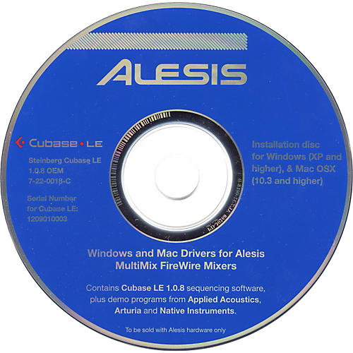 Alesis firewire driver download win 7