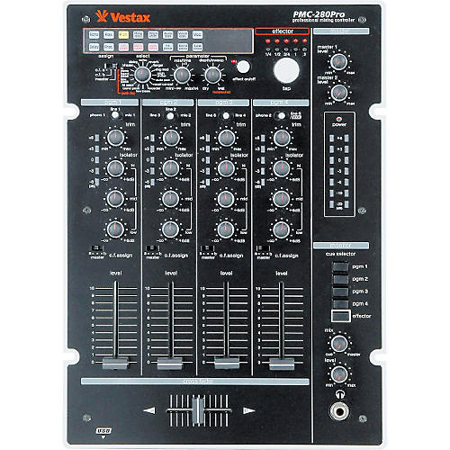 Vestax PMC-280 4-Channel DJ Mixer | Musician's Friend