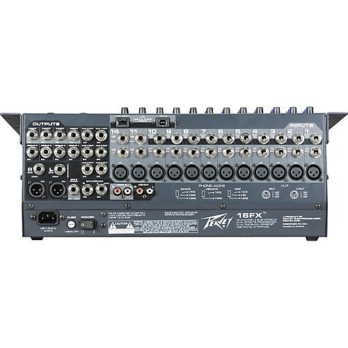Peavey 16FX 16 Channel Mixer with Effects | Musician's Friend
