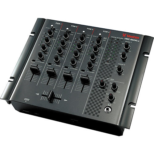 Vestax VMC-004XLu 4-Channel USB DJ Mixer Black | Musician's Friend