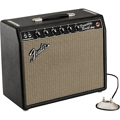 Fender '64 Custom Princeton Reverb 12W 1x10 Tube Guitar Combo Amp Condition 2 - Blemished Black 197881211561