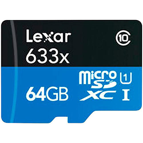 64GB Lexar microSDXC Memory Card